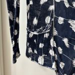 Billabong  Dark Blue & White Pattern Cardigan Sweater, Size Large Photo 1