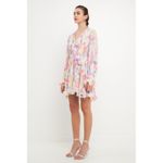 Endless Rose New!  Tie-Dye Chiffon Pleated Mini Dress, XS Photo 1