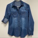 Newplay denim shirt with roll up sleeves size S Photo 2