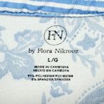 Flora Nikrooz FN by Women's Pajama Set Blue Paisley Print Top Pants Large Photo 10