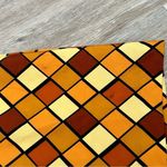 Vintage 90’s does 70’s geometric diamond browns mini‎ dress clueless spice girls Size 4 Photo 7