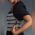 Anthropologie NWT Short Puff Sleeve Square Neck Smocked Mini Dress Photo 1