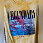 Gildan Tokyo Graphic Tee X-Small Yellow Cherry Blossoms Photo 3