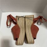 a.n.a A New Approach  Laskie Terracotta Heeled Sandal Wedge NWT Size 11 Photo 2