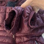 Source Unknown Propel Purple Blue Down Puffer Jacket Coat‎ Layered Womens L Outdoor Warm FLAWS Photo 6