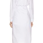 L'Academie Callie Midi Dress in White XS Photo 1