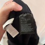 H&M  resort black loose cropped pull on pants vacation casual Photo 2