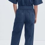 Everlane The Fatigue Short-Sleeve Jumpsuit Boiler Suit Slate Blue Size 0 | XS Photo 1