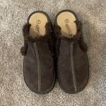 Lower East Side  Vintage 90s Leather Suede And Faux Fur Chunky Platform Clogs Photo 1
