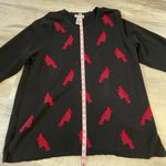 Catherines CATHERINE’S Black And Red Sparkle Cardinal Scoop Neck Sweater- Size 1X 18/20W Photo 8