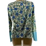 Lands' End Print UPF 50 Rash Guard Lotus Floral Gingham Womens Size Xsmall Photo 5