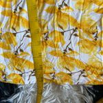 Daisy Fuentes Yellow Floral Lace Trim Tank Top, Cottagecore‎ Boho Y2K Festival Small Photo 5