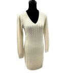 Venus ✨ Cable Knit Sweater Sz Medium Cream Dress✨ Photo 6