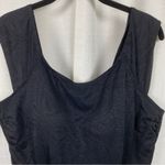 Lands' End  Black Textured One Piece Swimsuit Sz.20W Photo 2