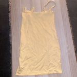 Forever 21 Womens  pale yellow mini dress Very Stretchy Soft Size Small Photo 1