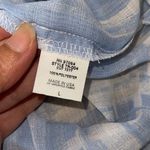 Three Eighty Two  Womens Rivea Monroe Surplice Sleeveless Top‎ Blue Large NWT Photo 6