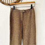 Gerard Darel  Ankle Tan Brown Woven Cuff Zip Clasp Closure Trouser Pants 36 Photo 1