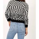 Daydreamer  New Cardigan XS New Black/White Long Sleeve Eclipse Wave Photo 1