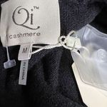 Qi Cashmere 100% Cashmere Mock Neck Sweater Dress Black Women’s Size Medium Photo 8