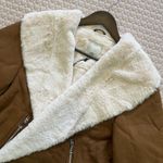 River Island NWT Women's  AVIATOR FAUX Sheepskin JACKET UK Size 14 Photo 2
