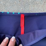 Spanx Polka Dot Bikini Top & Skirted Bottoms teal navy size 10 Photo 1