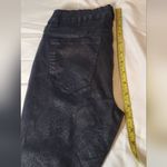 Bebe 2B  Black Skinny Jeans Animal Print Size:29 Photo 4