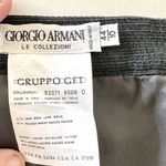 Giorgio Armani  Gray Wool Pencil Skirt - Size: 44 (US Size 8) Photo 2