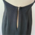 Betsy and Adam Vintage 90s Solid Black Full Length Sequin Prom Dress Photo 6