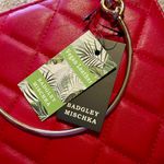 Badgley Mischka Mini Crossbody Tote Red Quilted Studs New With Tags Photo 3
