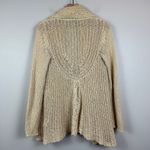 Knitted‎ & Knotted Sirretta Cardigan Women's XS Beige Anthro Open Photo 1