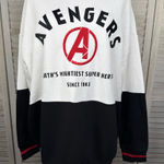 OUR UNIVERSE Marvel Avengers Two Tone Crewneck Sweatshirt Photo 0