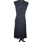 La Perla  Vintage Black Midi Pleated Dress Size: S Photo 1