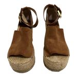 Marc Fisher LTD Womens Mladalyn Slingback Buckle Espadrille Heels Brown Size 7.5 Photo 1