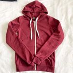 Forever 21 Burgundy Zip Up Hoodie Photo 0