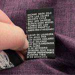 Sag Harbor Vtg 90s Y2K  Pantsuit Set Short Sleeve Embroidered Pleat Purple 16P Photo 4