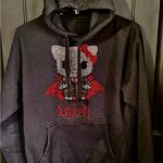 Hello Kitty Kitty Black Hoodie unholy vampire rare szM Photo 3