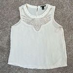 Forever 21 Studded Laser Cut Blouse Tank Top Photo 0