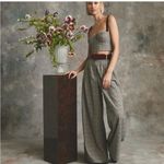 Cara Cara Soho Pants Hannon Plaid Turtledove NWT Size 12 | Tailored Chic Gray Photo 2