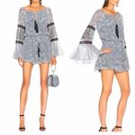 Alexis Lanelle Dress in Capri Embroidered floral dot mini dress NWOT Photo 1