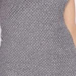 Topshop Gray Fishnet Spandex Sleeveless Bodycon Dress Size 2 Photo 5