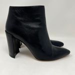 Stuart Weitzman Stuart Weitzman Pure Pointy Toe Booties Black Leather Boots Women’s Size 9.5 M Photo 1