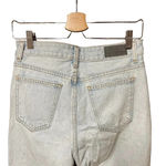 Carmar‎ Denim Super Ripped Straight Leg Jeans Light Wash Blue Size 26 Photo 8