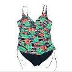 st. john's bay St John’s Bay Swimsuit Tropical One Piece Plus 20W New Photo 1