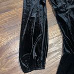 Black Velvet Polyester/ Spandex Kimono Open Front With Rope Style Tie Size L Size L Photo 4