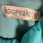 Keepsake The Label Teal Blue Flounce Ruffled V Photo 9