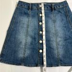 Mossimo Supply Co. Denim Mini‎ Skirt | Size 4 Blue Photo 6
