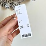 Urban Outfitters NWT  UO Smocked Tie Tube Top Floral Black White Small Photo 7