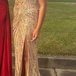 Ashley Lauren  gold dress Photo 0