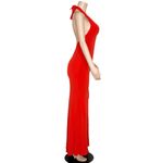 Nookie Illegal Halter Gown, Red, Large Photo 9