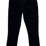 J Brand J Brand Maria Jeans Black Velvet Mid Rise Skinny Leg Solid Wash Zip Fly Photo 0